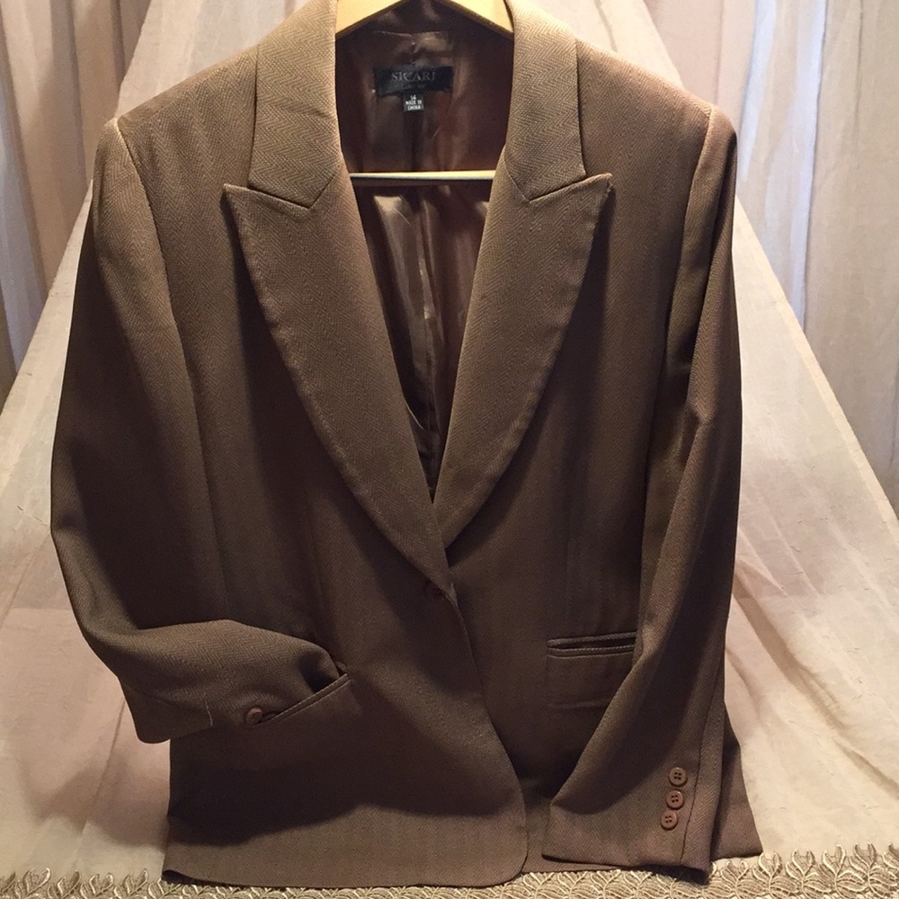 Blazer jacket- tan
